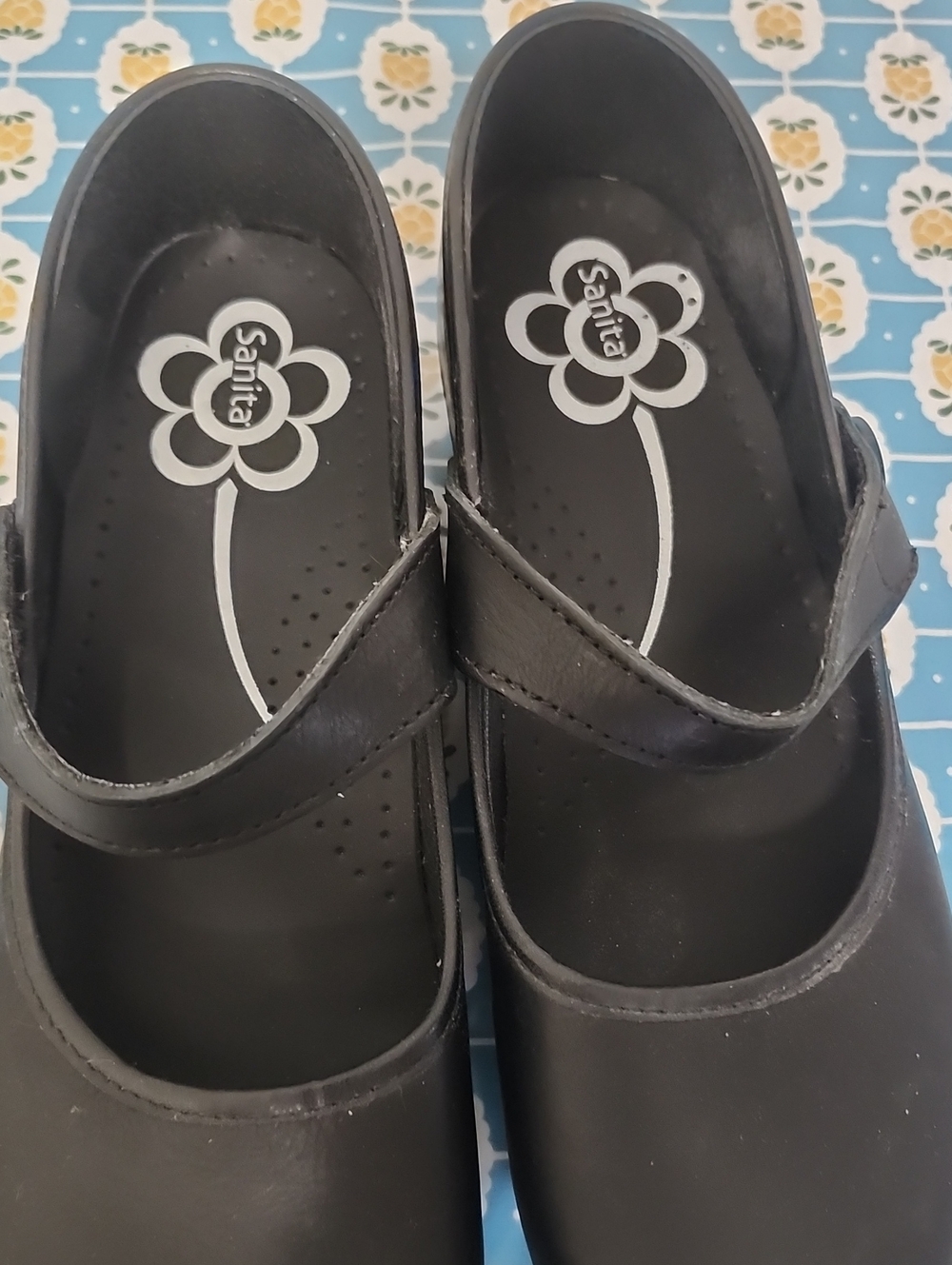 Sanita Mary Jane Clogs Black 11 To 11.5 Euro 42 - Picture 2 of 7